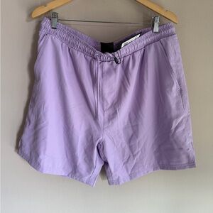 CSG Cove Shorts Mens XL Lavender Purple Athletic Casual Mesh Lined 1805445 NEW